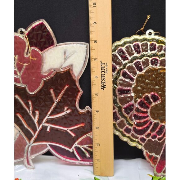 Vintage Thanksgiving Crystalline Window Decor Suncatcher by New Design Turkey - Picture 7 of 10